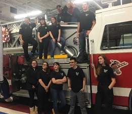 2016 Explorer Members Take a Break rom Training